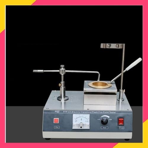 220V FFP-C1 Electric Cleveland Desktop Flash Fire Point Tester Heating Furnace Open Flash Experiment Apparatus Machine