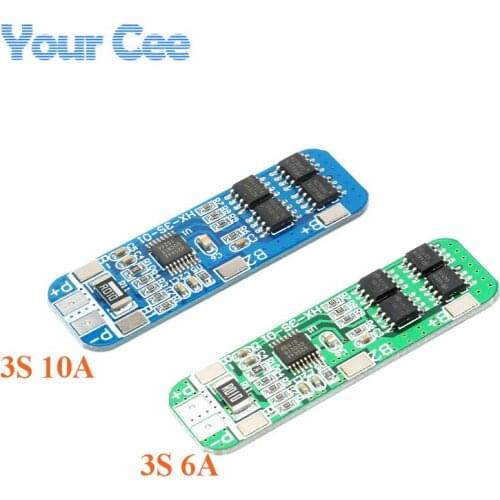 3S 12V Protection Board Lithium Battery Charger Module 18650 Li-ion Battery Cell Charging BMS Protecting Module 11.1V 12.6V