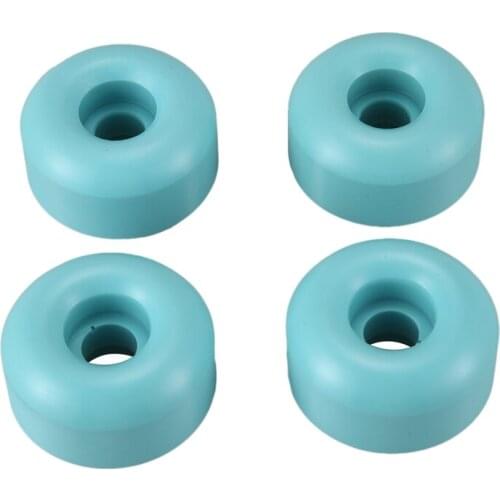 4Pcs 100A 54X36mm Skateboard Wheels PU Double Rocker Wheel Action Wheels Big Wheels(Blue)