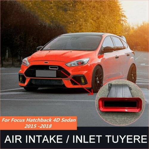 AU04 -for Ford Focus MK3.5 2015-2018 Hatchback Sedan Turbo Air Intake Mouth Tuyere Red Lip