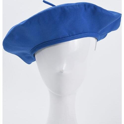 Large Exaggeration Designer Berets Women Summer Fashionable Street Shot Painter Hat British Retro Pumpkin Beret Hat Wholesale