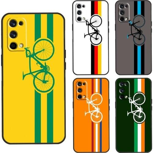 Bike Stripe Italian Belgian National Road For OnePlus 9 Pro 8 7T 8T Nord Phone Case For Realme 8 Pro 6 7 Q3 Pro 7i C3 C15 C21 GT