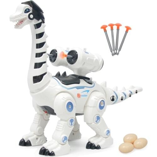 Electric Flashing Sounding Dinosaur Kids Toy Funny Lay Eggs Walking Mechanical Dinosaur Boys Toy Pretend Play Childrens Toy