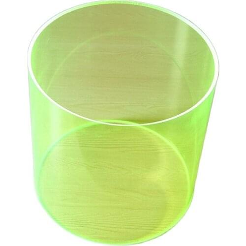 Drum Body 14X14 Inch Arylic Drum Shells Undrilled No Holes with 45 Degree Bearing Edge 6mm Thickness 14 Inch Diameter & Depth