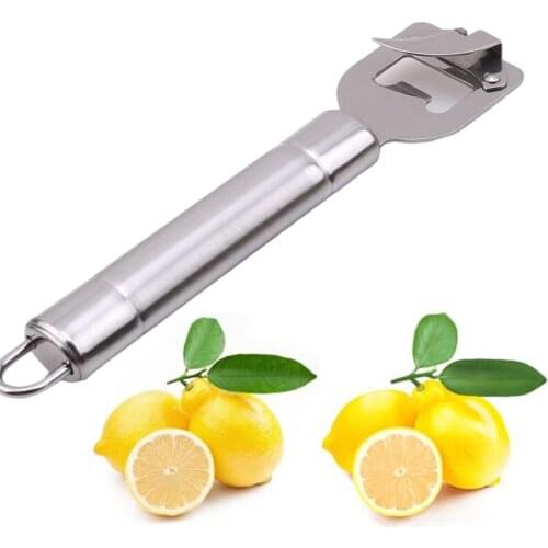Creative Stainless Steel Lemon Zester Grater With Channel Knife Fruit Peelers Lemon Orange Zester Grater Lemon Zester