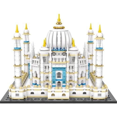 LOZ 1027 MINI Building Blocks World Famous Classic Architecture Taj Mahal 1987pcs Collection Model Exhibition toys For Children