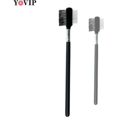 Stainless Steel Black Makeup Mascara Guide Applicator Cosmetic Makeup Tool Needle Eyelash Eyebrow Makeup Brushes Comb