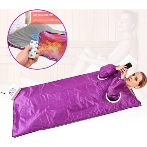 2021 New Far-infrared Sauna Blanket Stretchable Hand Sleeve Design Digital Thermal Sauna Blankets Used For Body Shaper Sliming
