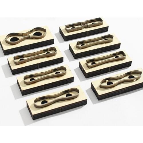 Sharp Cutting Die for Leather Scrapbook Embossing Leathercraft DIY Wooden Template Knife Punch Tool Key Zipper Accessories Make