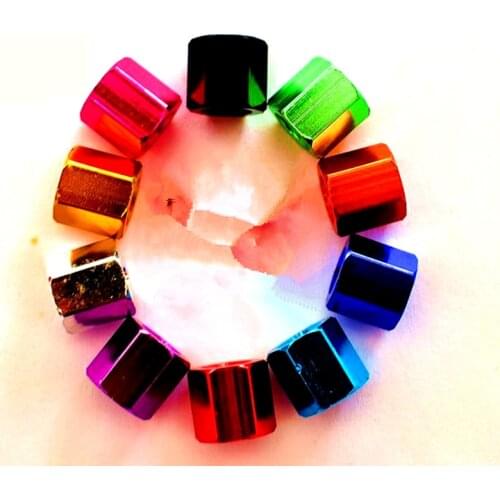 M6 Hexagon Colour Aluminum Alloy Standoff Spacer Column Post For PCB Motherboard Fixed Spacing Screw Flat Head Double Pass