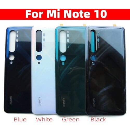 For Xiaomi Mi Note 10 , 10 Pro Battery Back Cover Glass Housing For Mi CC9 Pro Back Cover Houisng Door Case