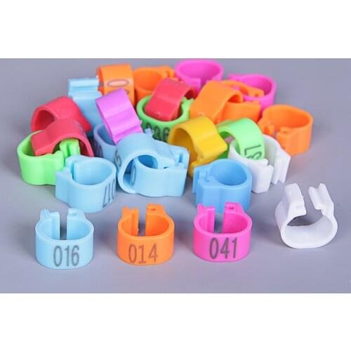 High quality pigeon foot ring bayonet digital ring pigeon bird supplies opening identification ring mark ring 10 colors