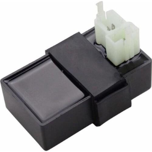 1pc 2.4inx1.6in Plastic AC Igniter Motorcycle Performance 6Pin CDI Box Unit GY6 Fits