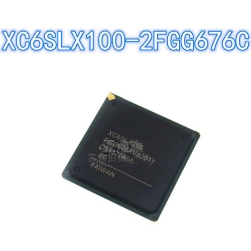 1PCS Original XC6SLX100-2FGG676C BGA-676 XC6SLX100 BGA676 Embedded-FPGA Field Programmable Gate Array