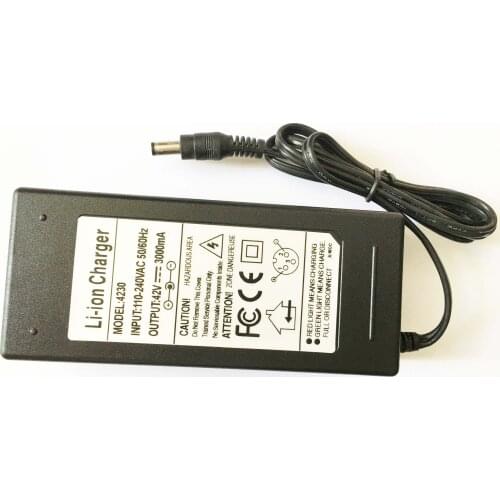 1PCS 42V 3A DC Li-ion battery charger Output 42V 3A charger Used for 36V 10S lithium battery charging