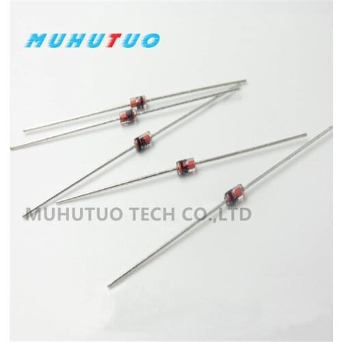 100PCS 1N4742 IN4742 1N4742A 1W12V Direct DO-41 Glass Regulator Diode