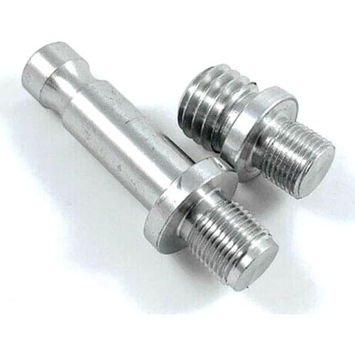 2pcs High Quality Surveying Aluminium Prism Adapter M12mm 5/8"x11 Thread Fit For Leica Prism Swiss Style adapter Prism Pole