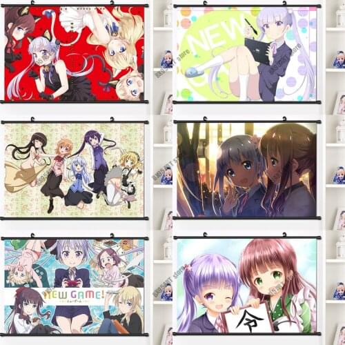 Anime NEW GAME!! 5D DIY Diamond Painting Cross Stitch Kits Full Drill Embroidery Diamond Mosaic Art Picture Home Decoration Gift