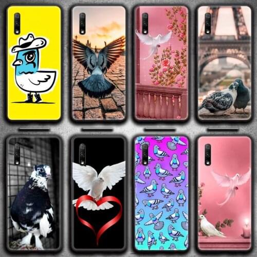 Funny Cute Pigeon Phone Case For Huawei Nova 6se 7 7pro 7se honor 7A 8A 7C 9C Play