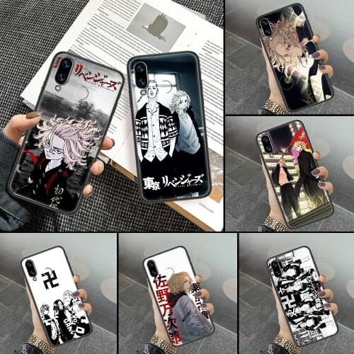 Tokyo Revengers Phone case For Huawei Honor 6 7 8 9 10 10i 20 A C X Lite Pro Play black silicone Etui art bumper pretty coque