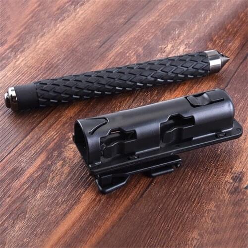 360 Degree Rotation Retractable Baton Case Holster Universal Extensible Baton Holder Self Defense EDC Outdoor Survial Tool