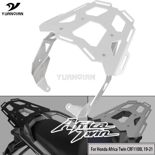 CNC Rear Storage Box Luggage Case Rack Support Cargo Holder Shelf Panel Bracket For Honda CRF1100L CRF 1100 L Africa Twin 19-21