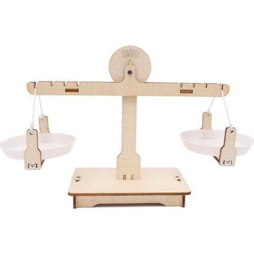 For Children Kids Learn Add Subtract Model Kits DIY Educational Wooden Balancing Scale Math Learning Game Board Toys