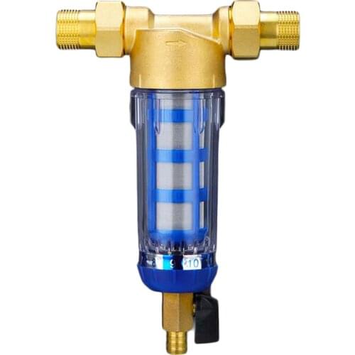 Water Pre Filter Brass Purifier Whole House Water Pre-filter System (1/2inch &3/4inch to Choose)