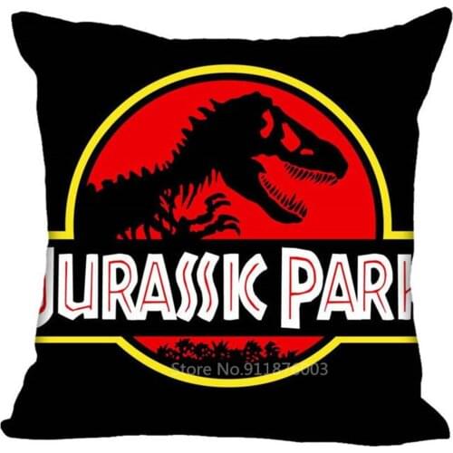 Custom 3D Printing Jurassic Park Pillowcase Bedroom Sofa Bed Throw Pillow Pillowcase 45x45cm(One Side)