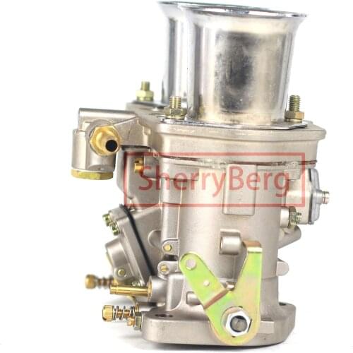 SherryBerg 48IDF Carburetor Chrome alcohol For VW Bug/Beetle /Fiat/Porsche solex weber fajs for weber fajs nickel plated Alcool