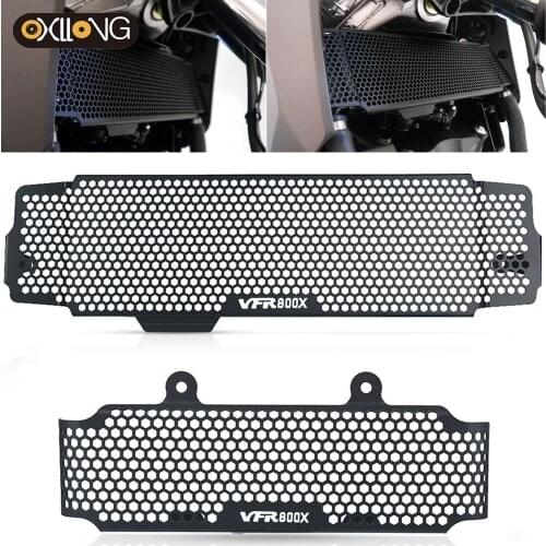 Oil Cooler Guard Cover and Radiator Grille Guard Covers For Honda vfr 800 x VFR800X Crossrunner 2015 2016 2017 2018 2019 2020