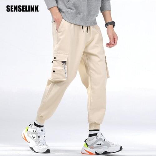 Men Cargo Pants Hip-Hop Jogger Streetwear Men Harem Pants 2021 New Fashion Casual Tactical Trousers Plus Size Men Pants M-8XL