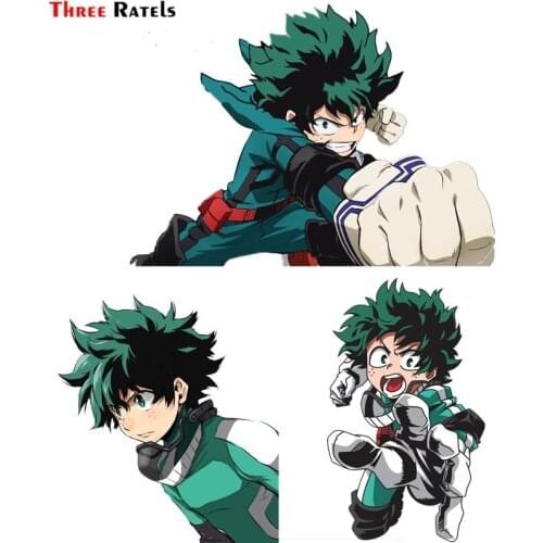 Three Ratels FC684 My Hero Academia Izuku Midoriya Car Body Stickers Laptop Decal