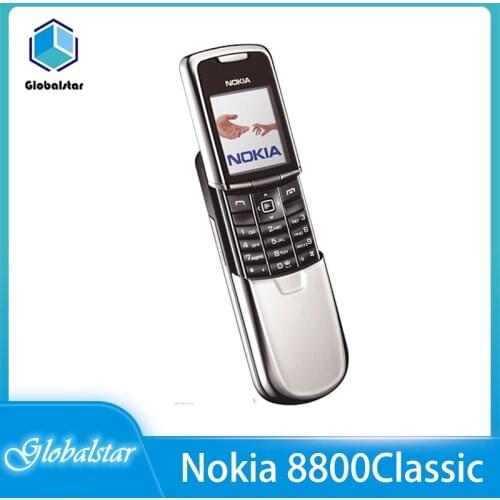 Nokia 8800 Classic refurbished Original Nokia 8800 Classic 64MB phones English / Russian keyboard GSM FM Bluetooth Phone