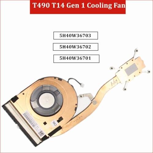 Original for Lenovo Thinkpad T490 T14 Gen1 Heatsink CPU Cooler Fan FRU 5H40W36702 5H40W36703