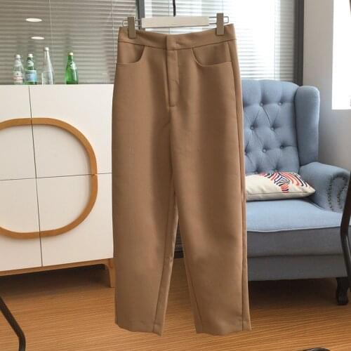 Женские брюки с высокой талией RUANDAI China At AliExpress