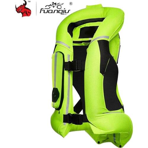 Motorcycle Airbag Vest Reflective Body Armor Racing Motorcycle Riding Jacket Protective Gear Off-Road Motorbike Airbag System