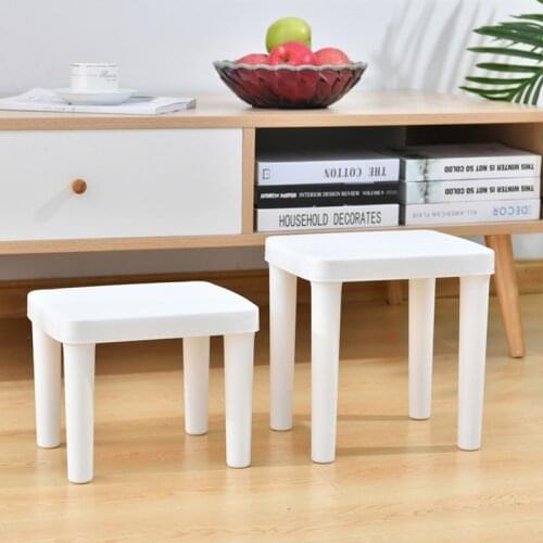 Stool Thickened Home Non-Slip Step Rubber Stool Foot Baby Low Stool Plastic Stool Bench Home ChildrenS Stool