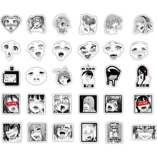 30/52Pcs Anime Hentai Sexy Bunny girl Waifu Decal Stickers suitcase laptop Car Truck Waterproof Car sticker