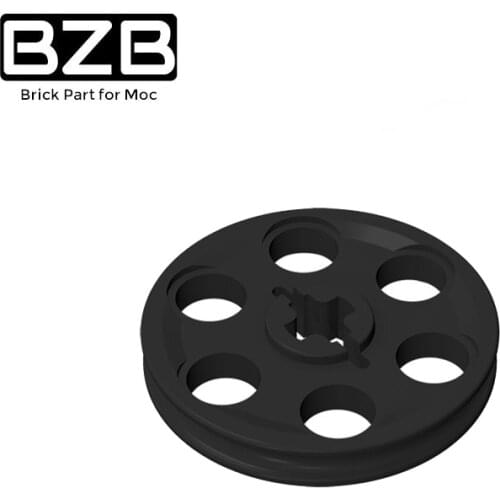 BZB MOC 4185 Pulley High Tech Creative Building Block Model Kids Toys DIY Brick Parts Best Gifts