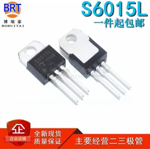 10pcs/lot S6015L Unidirectional SCR 15A 600V Triode TO-220 in Stock
