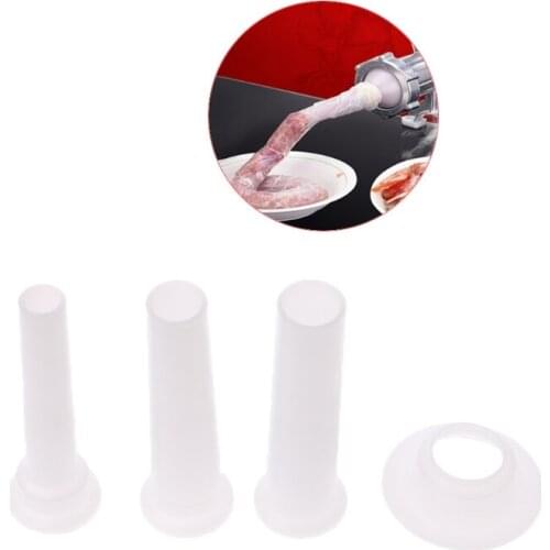 3 Pcs Universal Sausage Stuffing Tube Plastic Stuffers For Casing Meat Grinder