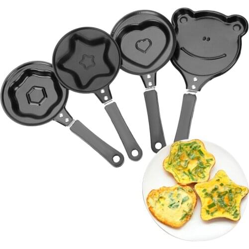 Non-Stick Frying Pan Pancake Maker Mini Breakfast Egg Frying Pot Egg Mold Pan Flip Omelette Mold Kitchen Tools