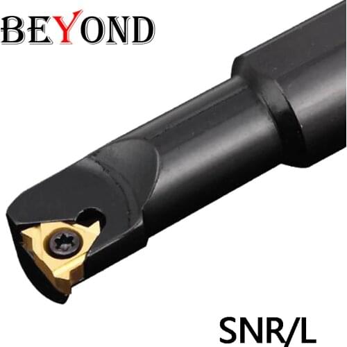 BEYOND SNR Lathe Cutter Small Head Grooving Tool Holder SNR0013M16-A16 SNR0005K06-A12 SNR0006K06-A16 Carbide Inserts
