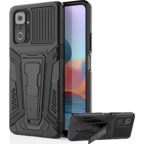 For Redmi Note 10 Pro Case For Xiaomi Redmi Note 10 Pro Max Fundas Cover Magnetic Car Holder Stand Shockproof Bumper Armor Case