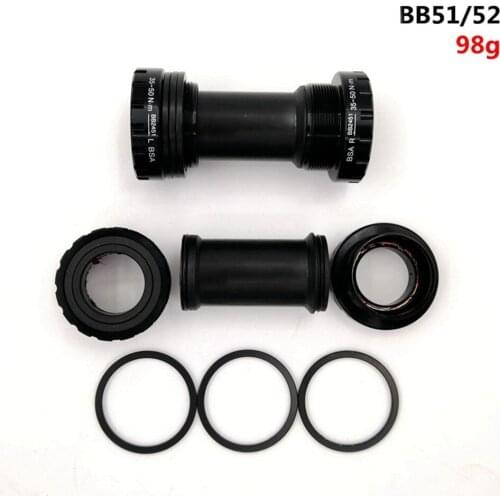 MTB Bicyle Bike BB51/BB52 Bicycle Bottom Bracket For 68-73mm MTB Bike Axis BB Aluminum Crank Axis Roaad Bike Bottom Bracke
