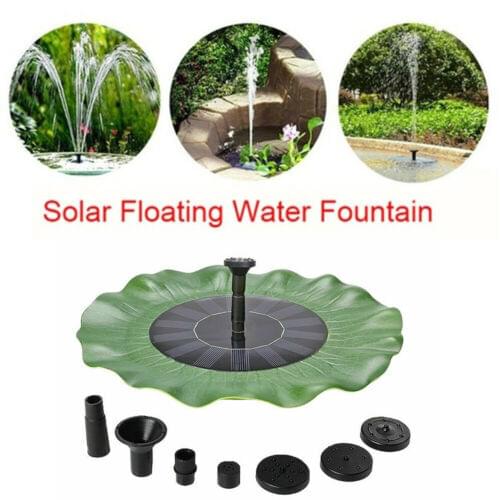 Hot Sale Solar Powered Bird Bath Fountain Pump 1.4W Solar Panel Water Floating Pump Kit