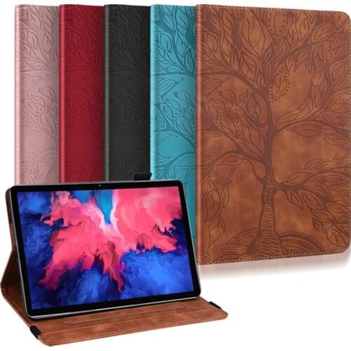 PU Leather 3D Tree Stand Case Funda for Samsung Galaxy Tab A7 2020 10.4 Inch SM-T500 T505 T507 Cover for Galaxy Tab A7 Case