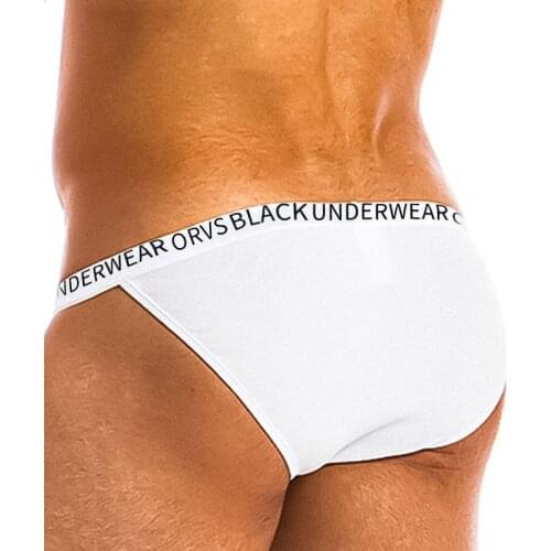 ORLVS Brand Modal Gay Men Underwear Briefs Man Bikini Slip Mens Panties Sexy Underpants Sissy High Fork Cuecas Breathable OR6102