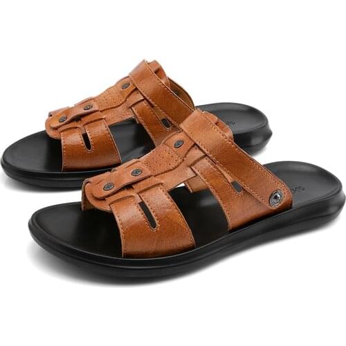 Footwear roman beach homme sea sandalias shoe outdoor hombre rubber sport sandalia mountain breathable sandales em summer s on